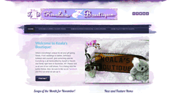 Desktop Screenshot of koalasboutique.com